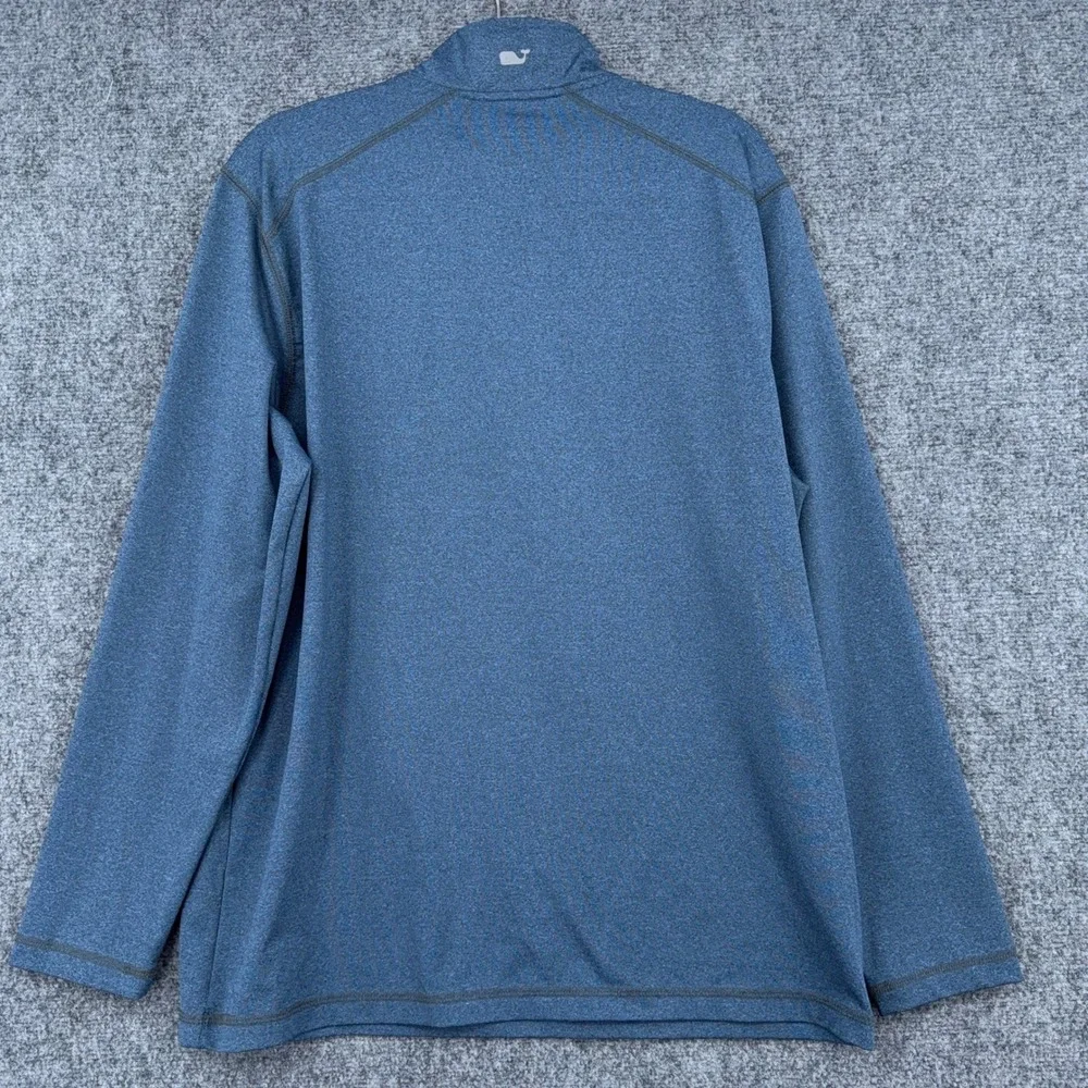 Vineyard Vines Performance Pullover Mens L Polyester Spandex Blue